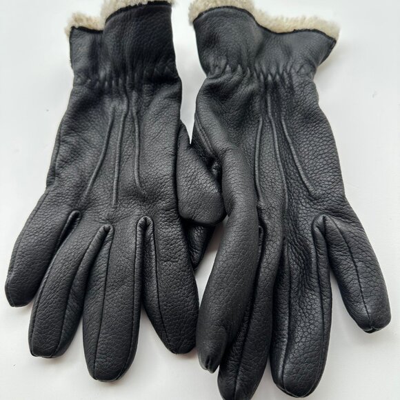 #130 LL BEAN DEER SKIN WOMANS GLOVES SIZE SMALL - Picture 5 of 7